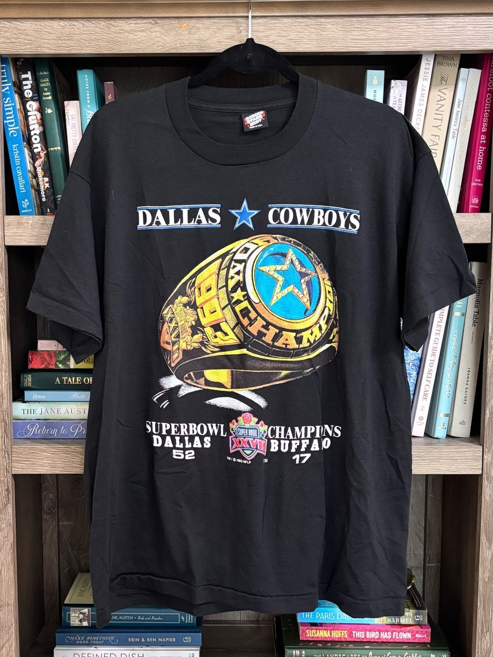 Vintage 1992/1993 Dallas Cowboys Super Bowl Championship Graphic T-Shirt